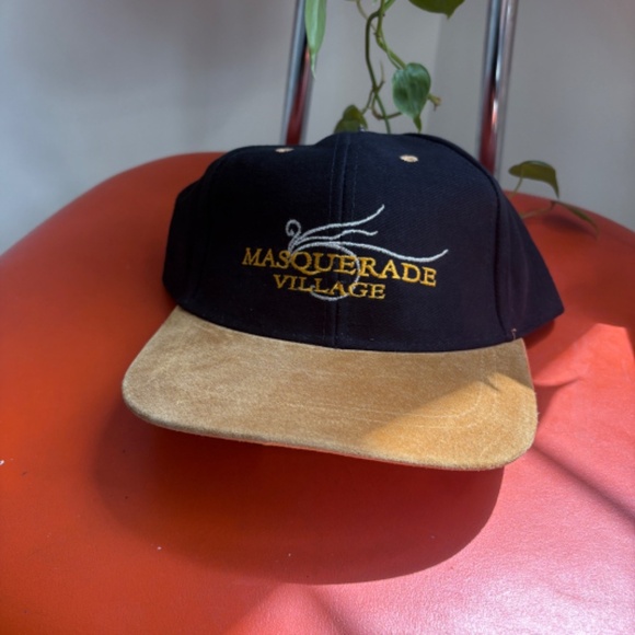 vintage MASQUERADE VILLAGE RIO LAS VEGAS CASINO Promo hat baseball cap strapback - Picture 9 of 9